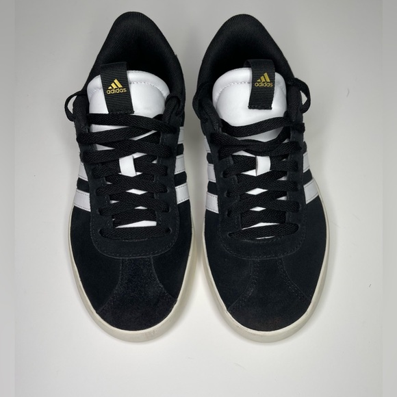 Adidas VL COURT 3.0 SHOES Black / White Size 6.5 - Picture 3 of 7